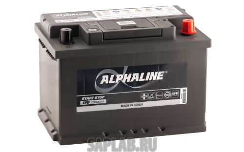 Купить запчасть ALPHALINE - 57010EFBPR Аккумулятор ALPHALINE EFB 57010 EFB PR 12В 70Ач 650CCA 278x175x190 мм Обратная (-+)