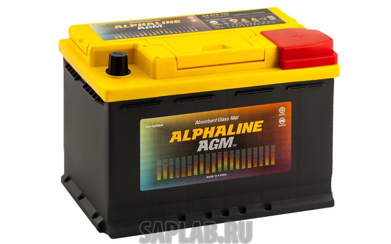 Купить запчасть ALPHALINE - AGM70R Аккумулятор ALPHALINE AGM 70R