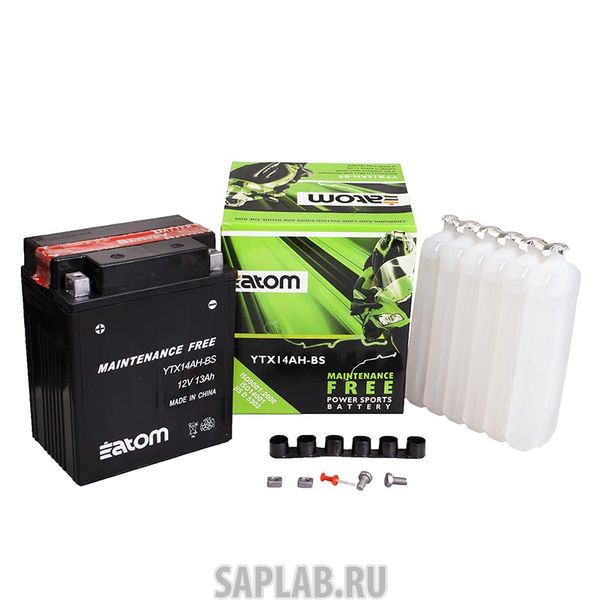 Купить ATOM 2102060 Мото аккумулятор ATOM  YTX14AH-BS MF