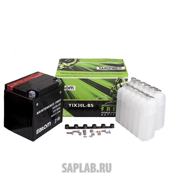 Купить ATOM 2102068 Мото аккумулятор ATOM  YIX30L-BS MF