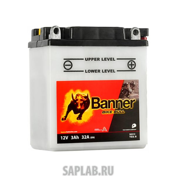 Купить запчасть BANNER - 6СТ3YB3LB503013003 Аккумулятор BANNER Bike Bull 3А/ч