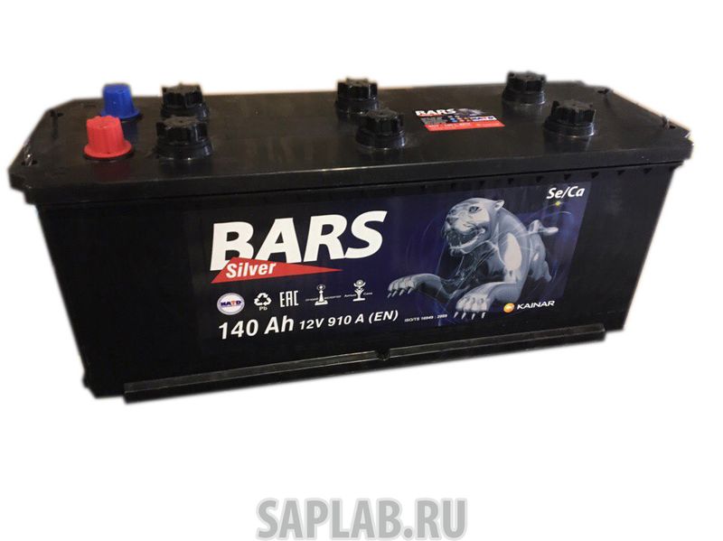 Купить запчасть BARS - 6СТ140LАПЗ Аккумулятор 140А/ч BARS SILVER EN 910А Прямая 513x182x240 6 СТ-140L АПЗ