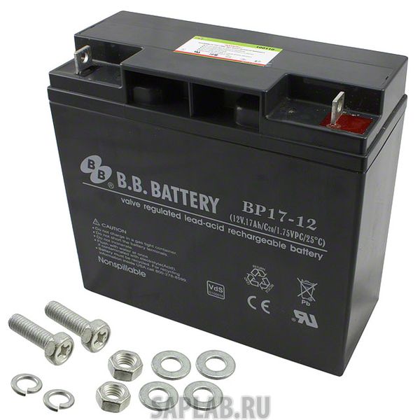 Купить запчасть BB_BATTERY - 1058586852508 Аккумуляторная мотоциклетная батарея BB Battery BP17-12