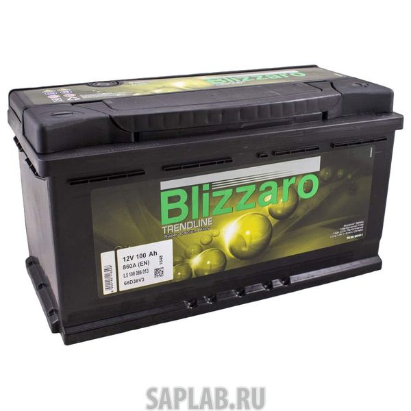 Купить запчасть BLIZZARO - 100R860A Аккумулятор BLIZZARO TRENDLINE 100R 860A 353x175x190