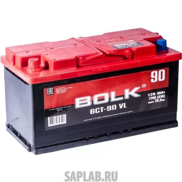 Купить запчасть BOLK - AB901 Аккумулятор Bolk Standart 90 А/Ч Прямая L En 720a 353x175x190 Ab 901 Ab 901 BOLK AB 901