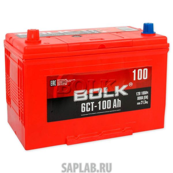 Купить запчасть BOLK - ABJ1001 Аккумулятор BOLK ASIA 100 А/ч прямая L+ EN800 А 304x173x220 ABJ 1001