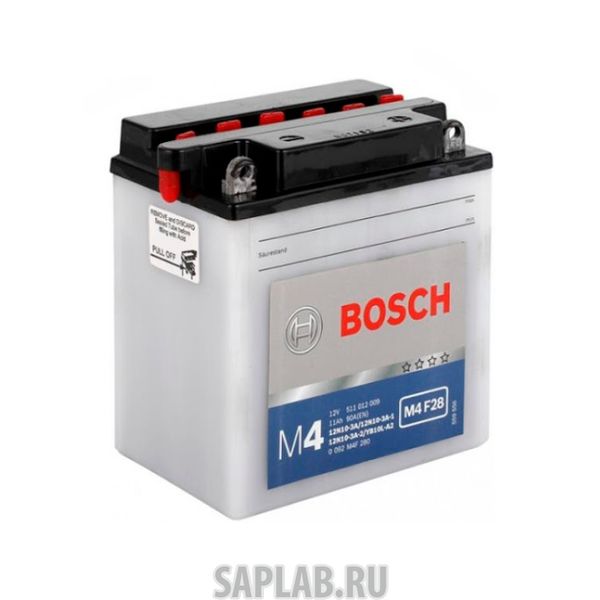 Купить BOSCH 0092M4F280 Аккумулятор M4 F28 12v 11ah 90a 136x91x146 BOSCH 0092m4f280