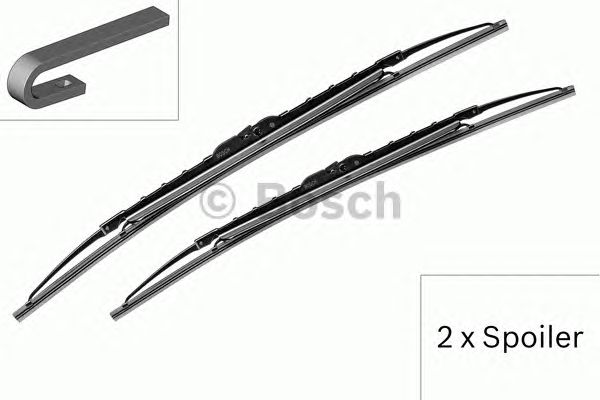 Купить запчасть BOSCH - 3397118204 BOSCH Комплект Twin со спойлером 700/650mm (702 S)