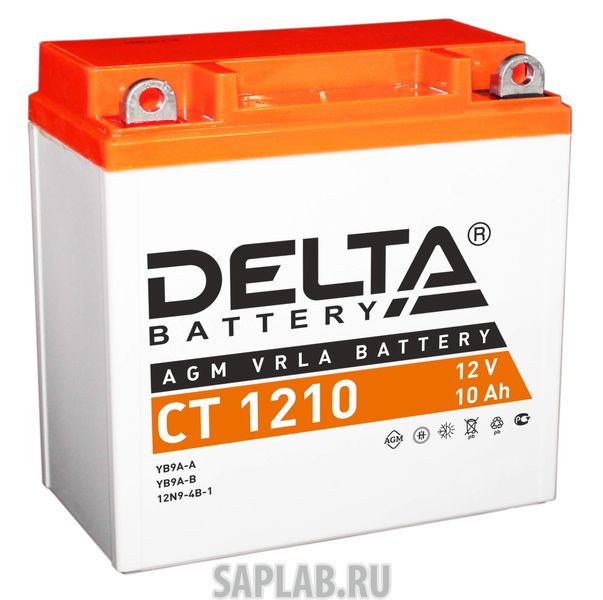 Купить DELTA CT1210 Аккумулятор автомобильный  Delta CT 1210 10 Ач