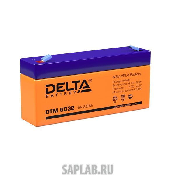 Купить запчасть DELTA - DTM6032 Аккумулятор DELTA DTM 6032