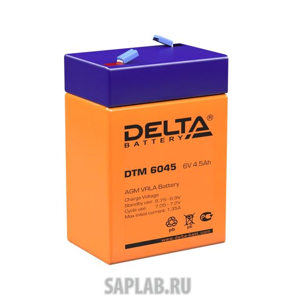 Купить запчасть DELTA - DTM6045 Аккумулятор DELTA DTM 6045