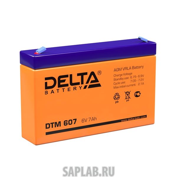 Купить запчасть DELTA - DTM607 Аккумулятор DELTA DTM 607 278