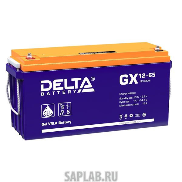 Купить запчасть DELTA - GX1265 Аккумулятор DELTA GX 12-65