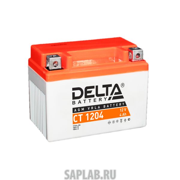 Купить запчасть DELTA - YTX4LBS Аккумулятор Delta CT 1204 12V 4а/ч (YTX4L-BS) AGM