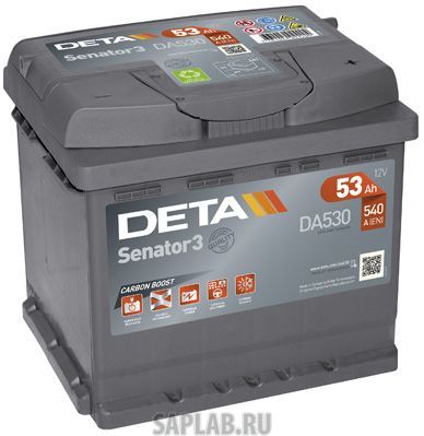 Купить запчасть DETA - DA530 Аккумулятор автомобильный DETA DA530 53 Ач