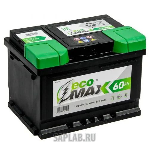 Купить запчасть ECOMAX - 560409054 Аккумулятор EcoMax 6СТ-60.0 (560 409 054) низкий