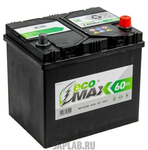 Купить запчасть ECOMAX - 560412051 Аккумулятор EcoMax 6СТ-60.0 (560 412 051) яп.ст