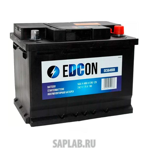 Купить EDCON DC56480R Аккумуляторная батарея 19.5/17.9 Евро 56ah 480a 242/175/190 EDCON DC56480R