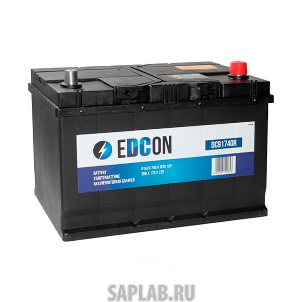 Купить запчасть EDCON - DC91740R Аккумуляторная батарея 19.5/17.9 Евро 91ah 740a 306/173/225 EDCON DC91740R
