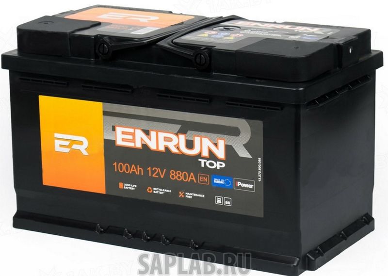 Купить запчасть ENRUN - EPA1000 Аккумулятор Enrun Top Asia 100 Ah  Epa1000 R+  (-/+)  12v 900a En   303х175х225  EPA1000