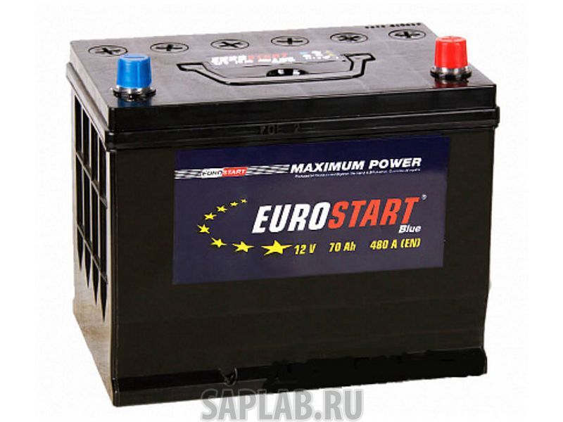 Купить EUROSTART EUA701 Аккумулятор Eurostart Asia 70ah  Eua701 L+  (+/-)  12v 550a En   271х175х220 EUA701