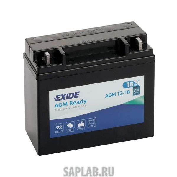 Купить запчасть EXIDE - AGM1218 Аккумулятор EXIDE AGM 12-18