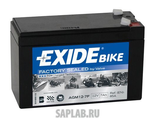 Купить EXIDE AGM127F Аккумулятор автомобильный EXIDE AGM12-7F 7 Ач