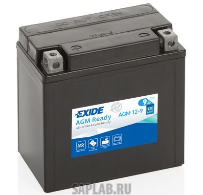 Купить EXIDE AGM129 Аккумулятор автомобильный EXIDE AGM12-9 9 Ач