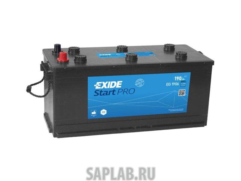 Купить запчасть EXIDE - EG1906 Аккумулятор Exide Heavy Duty 190 A/Ч (Eg 1906)(-/+) 12v 1100 A En   510х218х225 EG1906