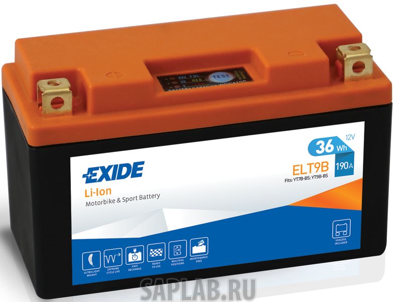 Купить запчасть EXIDE - ELT9B Аккумулятор EXIDE ELT9B