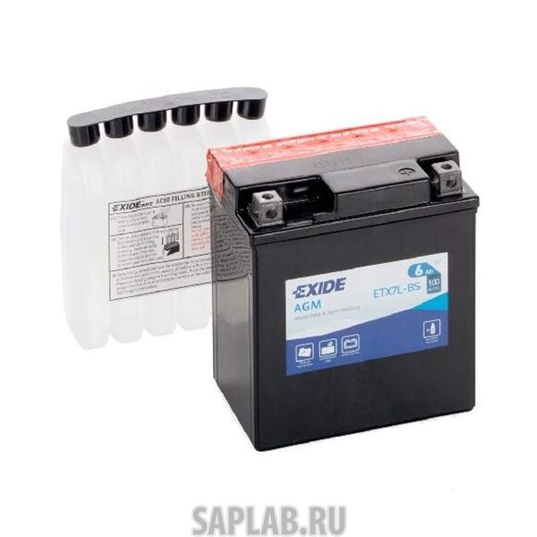 Купить запчасть EXIDE - ETX7LBS Аккумулятор автомобильный EXIDE ETX7L-BS 6 Ач