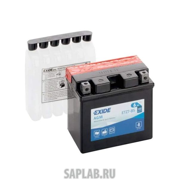 Купить запчасть EXIDE - ETZ7BS Аккумулятор автомобильный EXIDE ETZ7-BS 6 Ач