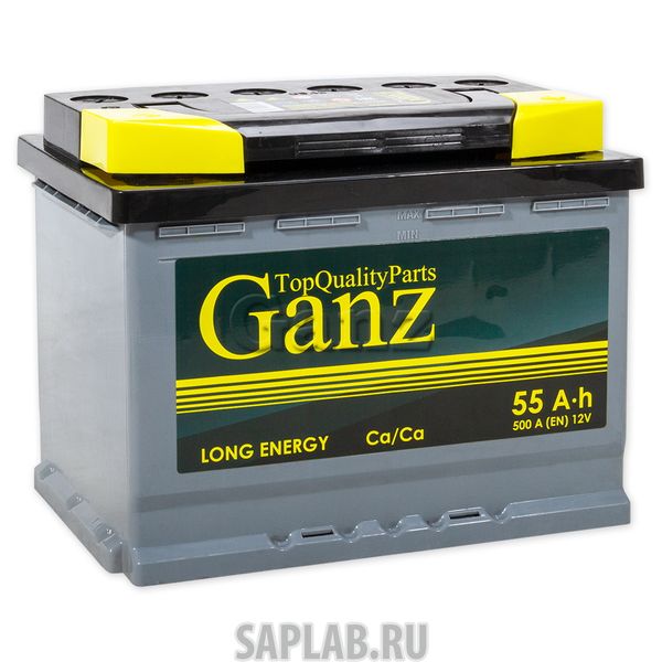 Купить запчасть GANZ - GA550 Аккумулятор Ganz 55 А/Ч Обр 242x175x190 En500 Ganz Ga550 GANZ арт. GA550