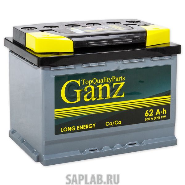 Купить запчасть GANZ - GA621 Аккумулятор Ganz 62 А/Ч 242x175x190 En560 Ganz Ga621 GANZ арт. GA621