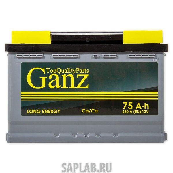 Купить запчасть GANZ - GA751 Аккумулятор GANZ 75 А/ч 278x175x190 EN680 GANZ GA751