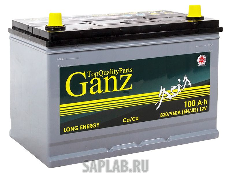 Купить GANZ GANZA1003R Аккумулятор GANZ ASIA 100 А/ч ОБР 306x175x225 EN830 ganza1003r