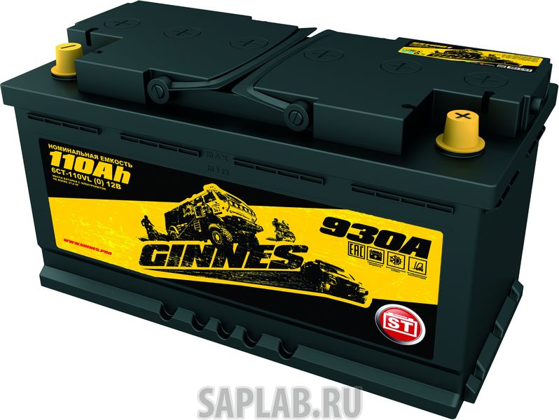 Купить запчасть GINNES - GS11001 Аккумулятор автомобильный GINNES ST 6CT-110.0 GS11001