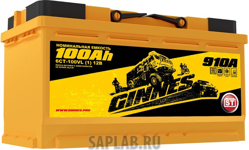 Купить GINNES GY10011 Аккумулятор автомобильный GINNES 6СТ-100.1 GY10011