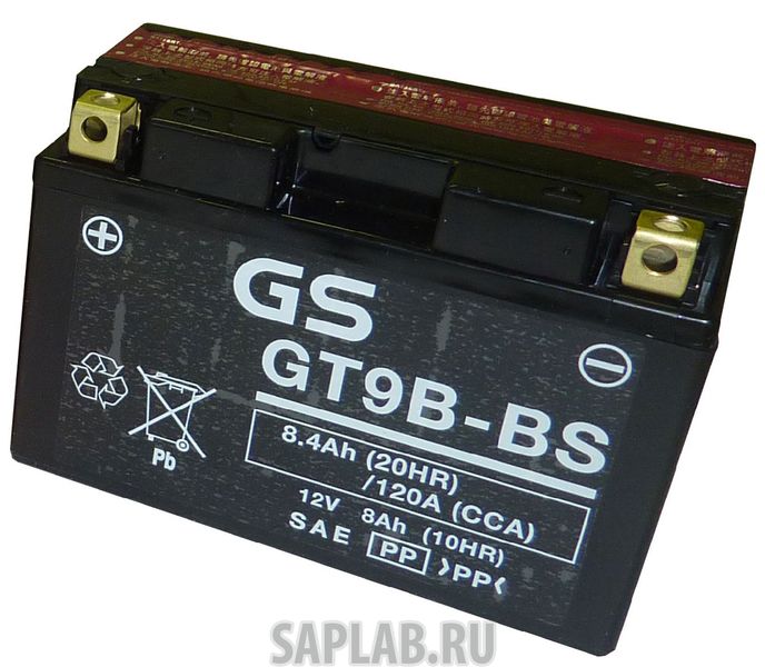 Купить запчасть GS_YUASA - GT9BBS Аккумулятор GS Yuasa GT9B-BS 12В 8Ач 120CCA 150x70x105 мм Прямая (+-)