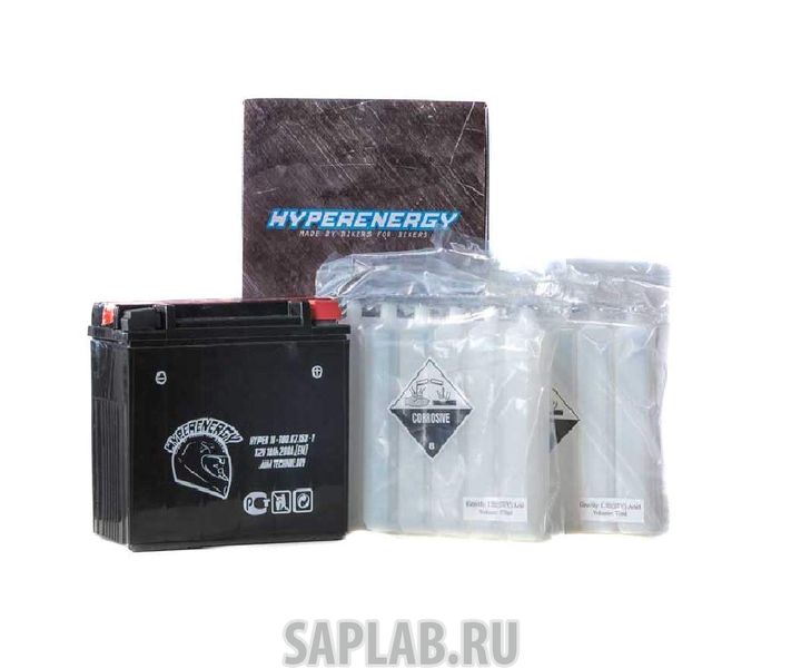 Купить запчасть HYPERENERGY - 1058177253291 Аккумулятор мотоциклетный HyperEnergy Hyper 12V18Ah (180х87х153)