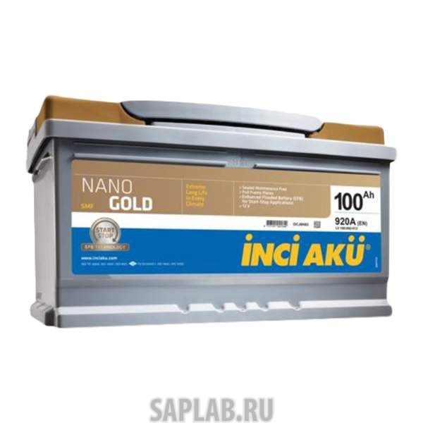 Купить запчасть INCI_AKU - 100R920A Аккумулятор INCI AKU Nanogold EFB 100R 920A 353x175x190