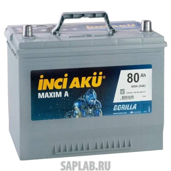 Купить INCI_AKU 80L650A Аккумулятор INCI AKU Maxim A 80L 650A 264x175x220