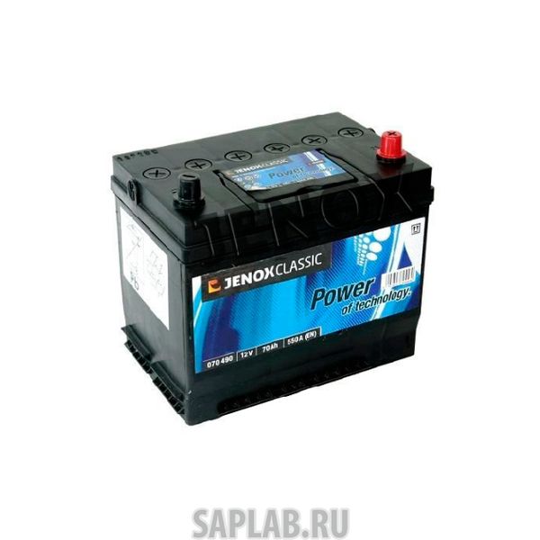 Купить JENOX 070490 Аккумулятор Jenox Classic Japanese 12v 70ah Jap 550a (R ) 17,8kg 272x174x224mm JENOX арт.