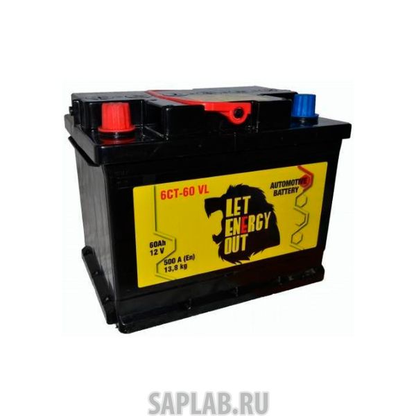 Купить LEO 6СТ60VL1 Аккумулятор 60/ч Let Energy Out EN 500А Прямая 242*175*190 6 СТ-60 VL (1)