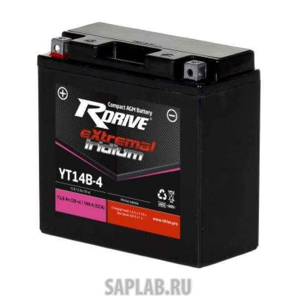 Купить запчасть LEOCH_BATTERY_INC. - 717 Аккумулятор RDRIVE IRIDIUM YT14B-4