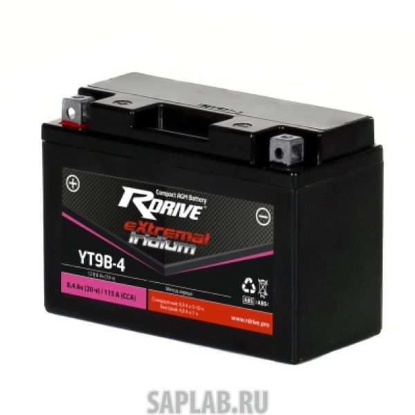 Купить запчасть LEOCH_BATTERY_INC. - 719 Аккумулятор RDRIVE IRIDIUM YT9B-4