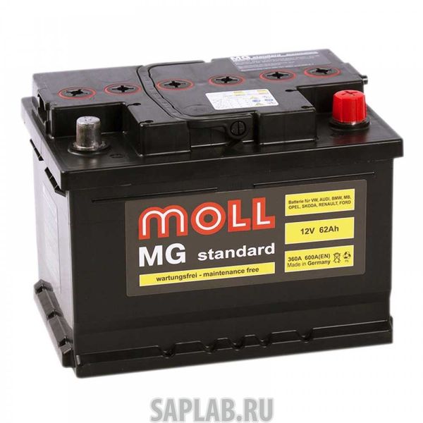 Купить запчасть MOLL - MGSTANDARD62R Аккумулятор MOLL MG Standard 62R 600A 242x175x190