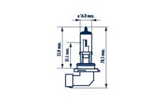 Купить запчасть NARVA - 48613 HB4 12V 51W Range Power BLUE+ (48613) NARVA