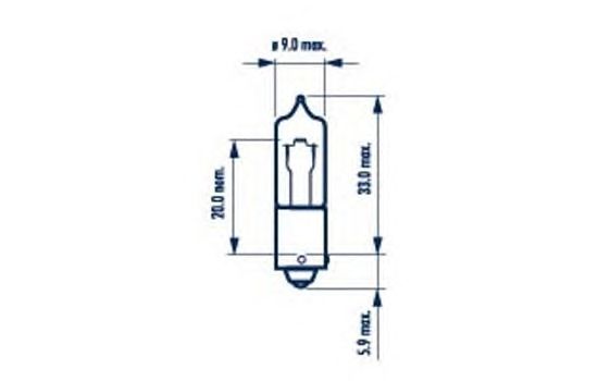 Купить запчасть NARVA - 68191 H21W 12В 21Вт