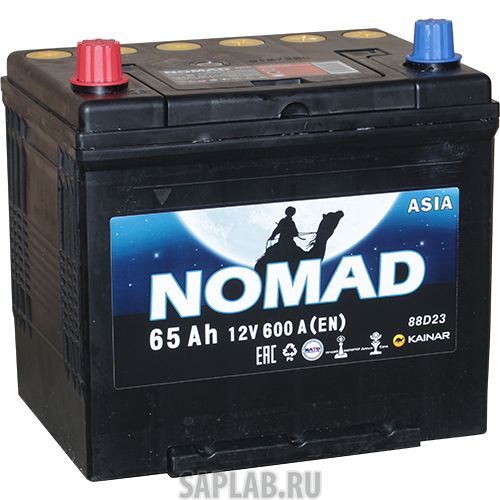 Купить запчасть NOMAD - 062224001013107110RЧЧ Аккумулятор легковой «NOMAD» Asia 65 Ач п/п